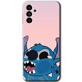 MRCİLETİSİM mrc192731 Stitch Kılıf HD Desen Baskılı Arka Kapak Samsung Galaxy M23 ile uyumlu