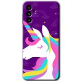 MRCİLETİSİM mrc192733 Unicorn Sleep Kılıf HD Desen Baskılı Arka Kapak Samsung Galaxy M23 ile uyumlu