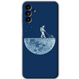 MRCİLETİSİM mrc192735 Uzay İşçisi Kılıf HD Desen Baskılı Arka Kapak Samsung Galaxy M23 ile uyumlu
