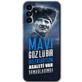 MRCİLETİSİM mrc192874 Bozkurt Atatürk Kılıf HD Desen Baskılı Arka Kapak Samsung Galaxy M23 ile uyumlu