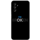 MRCİLETİSİM mrc192883 Im Broken Kılıf HD Desen Baskılı Arka Kapak Samsung Galaxy M23 ile uyumlu