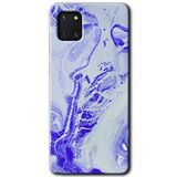 MRCİLETİSİM mrc19337 Cranny Liquid Wall Kılıf Baskılı Kapak 5D Tam Kaplayan Cam Samsung Galaxy Note 10 Lite ile uyumlu