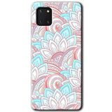 MRCİLETİSİM mrc19403 Çin Mandala 1 Kılıf Baskılı Kapak 5D Tam Kaplayan Cam Samsung Galaxy Note 10 Lite ile uyumlu