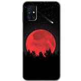 MRCİLETİSİM mrc194141 Kanlı Ay Kılıf HD Desen Baskılı Arka Kapak Samsung Galaxy M31s ile uyumlu