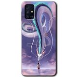 MRCİLETİSİM mrc194298 Dragon Snake Kılıf HD Desen Baskılı Arka Kapak Samsung Galaxy M31s ile uyumlu