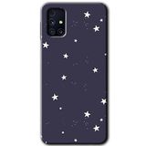 MRCİLETİSİM mrc194362 Gökyüzü Yıldız Kılıf HD Desen Baskılı Arka Kapak Samsung Galaxy M31s ile uyumlu