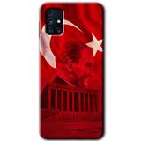 MRCİLETİSİM mrc194503 Anıtkabir Atatürk Kılıf HD Desen Baskılı Arka Kapak Samsung Galaxy M31s ile uyumlu