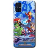 MRCİLETİSİM mrc194513 Avengers Cartoon Kılıf HD Desen Baskılı Arka Kapak Samsung Galaxy M31s ile uyumlu