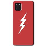 MRCİLETİSİM mrc19461 Flash Logo Kılıf Baskılı Kapak 5D Tam Kaplayan Cam Samsung Galaxy Note 10 Lite ile uyumlu