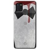 MRCİLETİSİM mrc19462 Gentleman Blood Kılıf Baskılı Kapak 5D Tam Kaplayan Cam Samsung Galaxy Note 10 Lite ile uyumlu