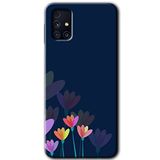 MRCİLETİSİM mrc194629 Çizim Çiçekleri Kılıf HD Desen Baskılı Arka Kapak Samsung Galaxy M31s ile uyumlu