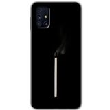 MRCİLETİSİM mrc194632 Sönmüş Kibrit Kılıf HD Desen Baskılı Arka Kapak Samsung Galaxy M31s ile uyumlu