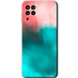 MRCİLETİSİM mrc194644 Flu Işık Kılıf HD Desen Baskılı Arka Kapak Samsung Galaxy M32 ile uyumlu