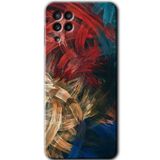 MRCİLETİSİM mrc194706 Karma Boyalar Kılıf HD Desen Baskılı Arka Kapak Samsung Galaxy M32 ile uyumlu