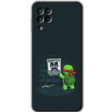 MRCİLETİSİM mrc194743 Kaplumbağa Avcısı Kılıf HD Desen Baskılı Arka Kapak Samsung Galaxy M32 ile uyumlu