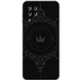 MRCİLETİSİM mrc194745 Siyah Mandala 1 Kılıf HD Desen Baskılı Arka Kapak Samsung Galaxy M32 ile uyumlu