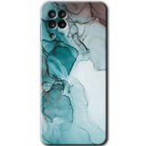 MRCİLETİSİM mrc194788 Buzul Mermer Kılıf HD Desen Baskılı Arka Kapak Samsung Galaxy M32 ile uyumlu