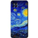 MRCİLETİSİM mrc194821 Starry Night Kılıf HD Desen Baskılı Arka Kapak Samsung Galaxy M32 ile uyumlu