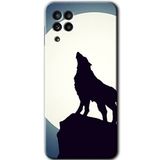 MRCİLETİSİM mrc194907 Dolunay Bozkurt Kılıf HD Desen Baskılı Arka Kapak Samsung Galaxy M32 ile uyumlu