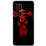 MRCİLETİSİM mrc19513 DeadPool 4 Kılıf Baskılı Kapak 5D Tam Kaplayan Cam Samsung Galaxy Note 10 Lite ile uyumlu