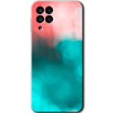 MRCİLETİSİM mrc195194 Flu Işık Kılıf HD Desen Baskılı Arka Kapak Samsung Galaxy M33 ile uyumlu