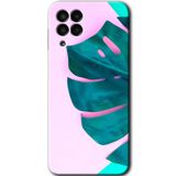 MRCİLETİSİM mrc195199 3D Yaprak Kılıf HD Desen Baskılı Arka Kapak Samsung Galaxy M33 ile uyumlu