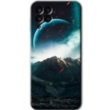 MRCİLETİSİM mrc195264 Uzay Gökyüzü Kılıf HD Desen Baskılı Arka Kapak Samsung Galaxy M33 ile uyumlu