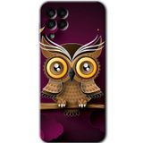 MRCİLETİSİM mrc195275 Owl Bird Branch Kılıf HD Desen Baskılı Arka Kapak Samsung Galaxy M33 ile uyumlu