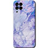 MRCİLETİSİM mrc195280 Spots Lilac Kılıf HD Desen Baskılı Arka Kapak Samsung Galaxy M33 ile uyumlu
