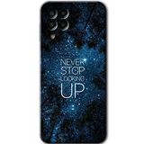 MRCİLETİSİM mrc195292 Stars Wallpaper Kılıf HD Desen Baskılı Arka Kapak Samsung Galaxy M33 ile uyumlu