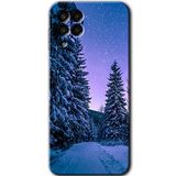 MRCİLETİSİM mrc195304 Kış Manzarası Kılıf HD Desen Baskılı Arka Kapak Samsung Galaxy M33 ile uyumlu