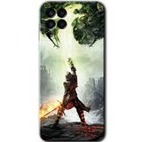 MRCİLETİSİM mrc195311 Dragon Hunter Kılıf HD Desen Baskılı Arka Kapak Samsung Galaxy M33 ile uyumlu