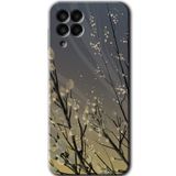MRCİLETİSİM mrc195374 Branches Flowers Kılıf HD Desen Baskılı Arka Kapak Samsung Galaxy M33 ile uyumlu
