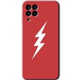 MRCİLETİSİM mrc195401 Flash Logo Kılıf HD Desen Baskılı Arka Kapak Samsung Galaxy M33 ile uyumlu