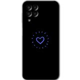 MRCİLETİSİM mrc195403 Heart Strokes Kılıf HD Desen Baskılı Arka Kapak Samsung Galaxy M33 ile uyumlu