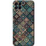 MRCİLETİSİM mrc195442 Mandala Desen Kılıf HD Desen Baskılı Arka Kapak Samsung Galaxy M33 ile uyumlu