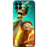 MRCİLETİSİM mrc195647 Rick Morty Kılıf HD Desen Baskılı Arka Kapak Samsung Galaxy M33 ile uyumlu