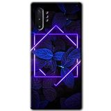 MRCİLETİSİM mrc196442 Mekanik Yaprak 5 Kılıf HD Desen Baskılı Arka Kapak + Temperli Cam Samsung Galaxy Note 10 Plus ile uyumlu