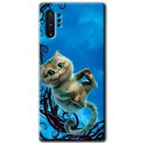 MRCİLETİSİM mrc197277 Çılgın Kedi Kılıf HD Desen Baskılı Arka Kapak Samsung Galaxy Note 10 Plus ile uyumlu