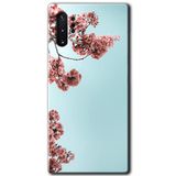 MRCİLETİSİM mrc197388 Japon Çiçeği Kılıf HD Desen Baskılı Arka Kapak Samsung Galaxy Note 10 Plus ile uyumlu