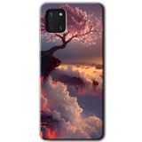 MRCİLETİSİM mrc19778 Uçurumdaki Hayat Kılıf Baskılı Kapak 5D Tam Kaplayan Cam Samsung Galaxy Note 10 Lite ile uyumlu