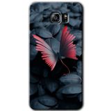 MRCİLETİSİM mrc198508 Dark Butterfly Kılıf HD Desen Baskılı Arka Kapak + Temperli Cam Samsung Galaxy Note 5 ile uyumlu