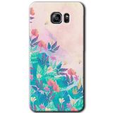 MRCİLETİSİM mrc198543 Çizim Yapraklar Kılıf HD Desen Baskılı Arka Kapak + Temperli Cam Samsung Galaxy Note 5 ile uyumlu