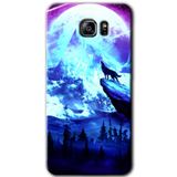 MRCİLETİSİM mrc198550 Mega Kurt Kılıf HD Desen Baskılı Arka Kapak + Temperli Cam Samsung Galaxy Note 5 ile uyumlu