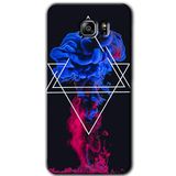 MRCİLETİSİM mrc198561 Mekanik Duman 1 Kılıf HD Desen Baskılı Arka Kapak + Temperli Cam Samsung Galaxy Note 5 ile uyumlu