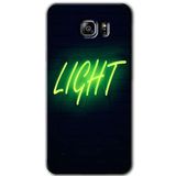MRCİLETİSİM mrc198565 Neon İnscription Kılıf HD Desen Baskılı Arka Kapak + Temperli Cam Samsung Galaxy Note 5 ile uyumlu