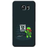MRCİLETİSİM mrc198593 Kaplumbağa Avcısı Kılıf HD Desen Baskılı Arka Kapak + Temperli Cam Samsung Galaxy Note 5 ile uyumlu