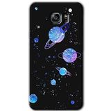 MRCİLETİSİM mrc198607 Samanyolu Galaksi Kılıf HD Desen Baskılı Arka Kapak + Temperli Cam Samsung Galaxy Note 5 ile uyumlu