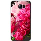 MRCİLETİSİM mrc198615 Kırmızı Beyaz Gül Kılıf HD Desen Baskılı Arka Kapak + Temperli Cam Samsung Galaxy Note 5 ile uyumlu