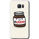 MRCİLETİSİM mrc198626 Nutella Aşkım Kılıf HD Desen Baskılı Arka Kapak + Temperli Cam Samsung Galaxy Note 5 ile uyumlu